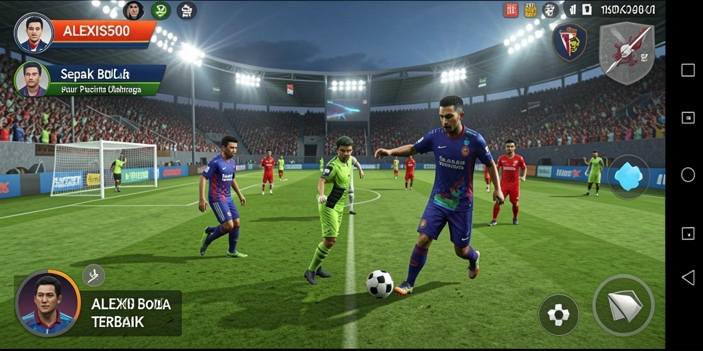 Tampilan gameplay ALEXIS500 yang mendebarkan dan mengesankan.