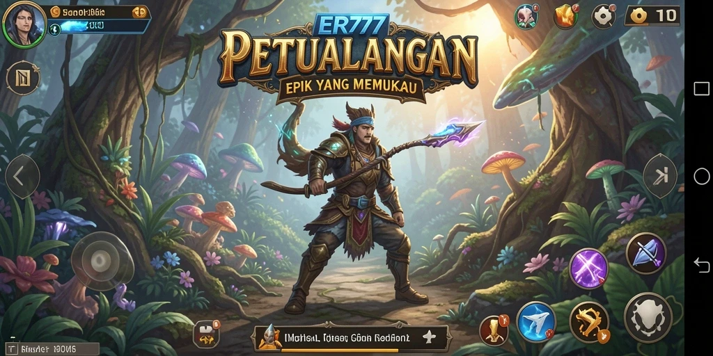 Tampilan gameplay <strong>ER777</strong> yang penuh aksi dan petualangan.
