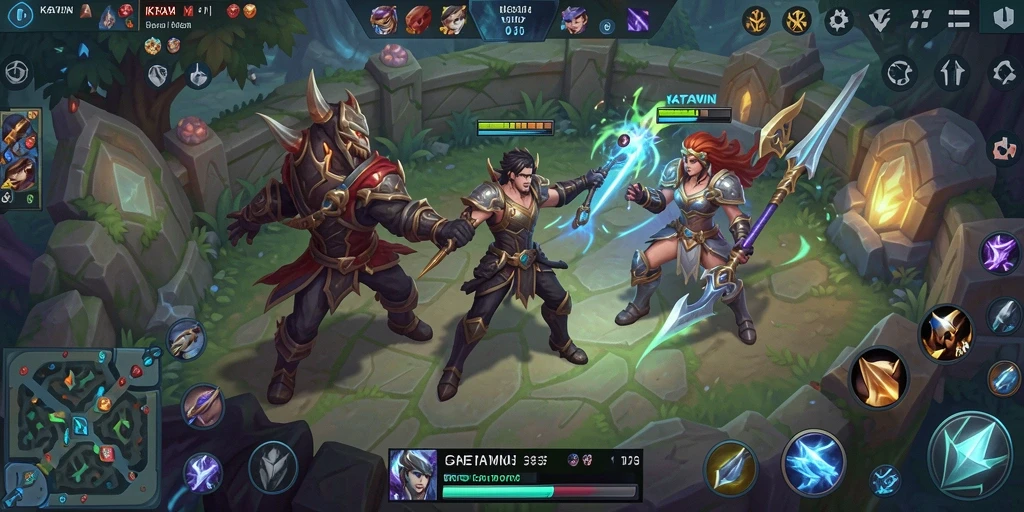 Gameplay seru KATAWIN yang menggugah adrenalin.