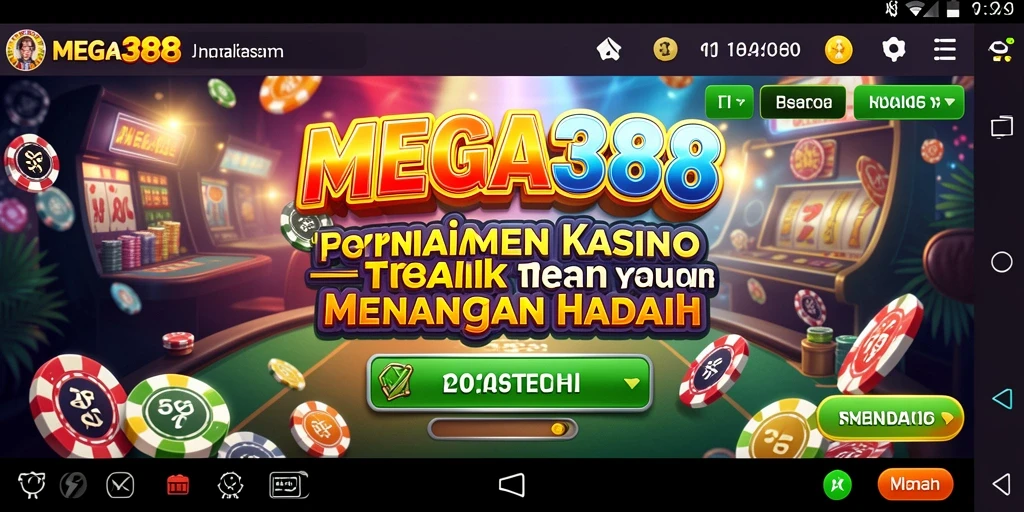 Gameplay menawan MEGA388 dengan berbagai pilihan permainan kasino.